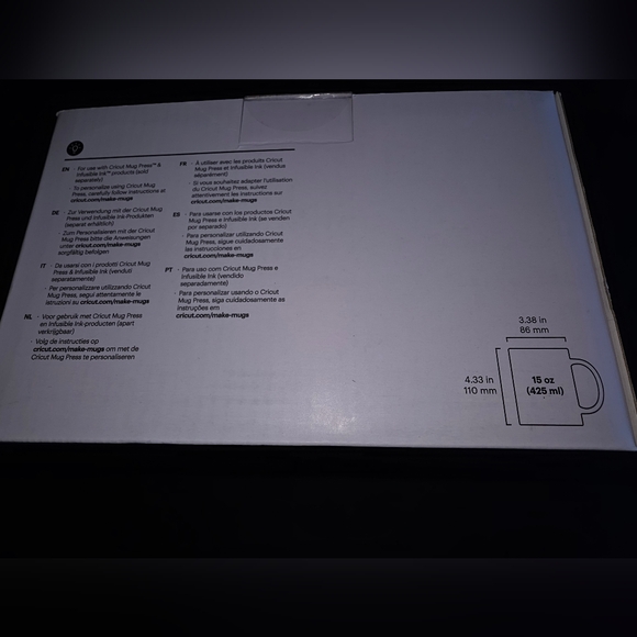 Cricut Mug Set, Infusible Ink - Picture 2 of 3